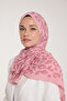 Pure Tone Shawl - Leopard Pattern - Pink - Dried Rose - 3