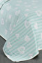 Aston Heart Patterned Cotton Single Bedspread Pique Set 2 Pieces Mint Children's Teenager Bedspread - 3