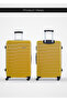 Beta Cabin Size ABS Hardside Spinner Luggage Trolley – Lightweight 10KG 4-Wheel, 20 Inch, Yellow - 4