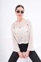 Women's Wooden Bead Detailed Knitwear Knitted Sweater 255212 -