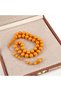 Katalin Rod Sphere Cut 11mm Rosary - Yellow - Abraham Atasever Master Work - 3