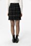 Women's Plaid Tweed Mini Skirt - 5