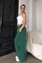 Green Wide Leg Women's Sweatpants Mg2279 - 2