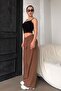 Brown Wide Leg Women's Sweatpants Mg2279 - 4