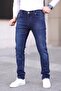 Men's Regular Fit Straight Leg Stretchy Lycra Denim Jeans Trousers - 3