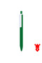 Plastic Ballpoint Pen 100Pcs Press-On Ballpoint Pen School Business Office Ball Pen - 2