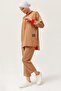 Arma Detailed Double Sports Suit Mink - 4