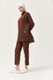 Arma Detailed Double Sports Suit Brown - 3