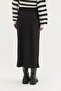 Midi Pencil Skirt Regular Waist Woven Black - 2
