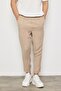 Premium Men's Boyfriend Style Elastic Waist Mink Woven Trousers Ls-23096 - 3
