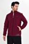 Cotton Full Zipper Men's Tracksuit Set Claret Red 5751-B - 7