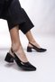 Eveltihne Women's Heeled Shoes 0012309   Black Patent Leather - 4