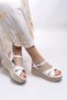 Isolyaries Women's Sandals 0012503   White - 2