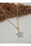 Milka Star Brand Model Chain Gold Necklace - 2