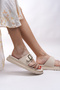 Mirqwyn Women's Slippers 0012457 Beige Skin - 5