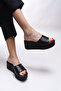 Leslaerla Women's Slippers 0012510   Black - 3