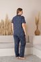 Plus Size Short-Sleeved Milan Shirt Pajamas Set-Young Mother Series - 3