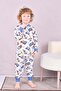 Boy/Baby 100% Cotton Pajamas Set 1850-Navy