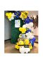 Balloon Set Yellow-Navy Blue-White 60-Piece Balloon Chain Set