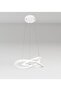 49cm Modern LED Pendant Light 40W 3000K Warm White Ceiling Fixture for Home & Office