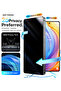 Privacy Screen Protector For Samsung Galaxy S25, 9H+ Aerospace 12FT Mil-Grade, Anti Spy Black - 5