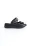 Genuine Leather Black Orthopedic Women's Slippers Tmd 202560 - 3