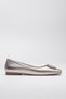 Lace Straw Fabric Shoes Ballet Flats with Front Buckle Stylish Evening Daily Elegant Women's Shoes Ballet Flats - 3