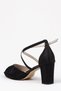 Thick Heeled Front Open Evening Dress Shoes - 4