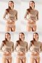 Pack of 5 Brazilian Panties 590 Skin