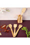 RF7289 5 Pcs Carbonized Bamboo Kitchen Tools