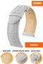 20mm Leather Watch Band Strap Compatible for Fossil-Welder-Casio-Seiko-Omega-Armani Watch Pucrc20Mm