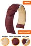 14mm Fossil-Welder-Casio-Seiko-Omega-Armani Watch Compatible Leather Watch Band Strap Pucrc14Mm