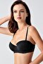 Push up Lace Detailed Bra C18355 Black - 3
