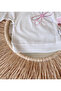 Girl's Ruffle Detailed Floral Pants Blouse Suit - 3