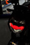 Red Headlight Design Foil Sticker Sticker for Tvs Apache Rtr 200 - 3