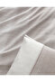 Adelya Family Size 100% Cotton Coco Crep Printed Bed Sheet Pack of Duvet Cover Set - Beige - 7