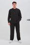 Sefa Men's Hajj and Umrah Outfit Two-Piece Set Black