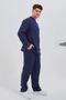 Sefa Men's Hajj and Umrah Clothing Double Suit Navy Blue - 3