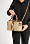 Original Women's Printed Lock Detailed Hand and Shoulder Bag