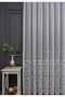 Bottom Leaf Pattern Don't Want Ironing Non-Wrinkle 2 Layer Pleated Tulle Curtain
