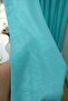 Background Fabric Curtain Turquoise Color Velvety Soft Soft Wing Side Curtain 1e 3 Draped Pleat - 4