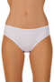 Berrak Women's Ribbed Cotton White Panties 6 Pieces - 2