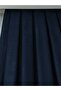 Background Fabric Curtain Navy Blue Dark Blue Color Velvety Soft Soft Wing Side Curtain 1e 3 Draped Pleat - 3