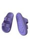 Unisex Double Buckle Medical Lightweight Eva Slippers Lilac - 3
