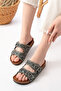 Pien Double Buckle Stylish Daily Full Orthopedic Slippers - 3