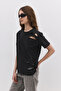 T-Shirt with Rips and Cuts - 2