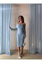 Delphia Midi Dress 2974 - Baby Blue - 5