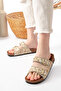 Pien Double Buckle Stylish Daily Full Orthopedic Slippers - 4