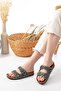 Pien Double Buckle Stylish Daily Full Orthopedic Slippers - 4