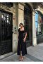 Premium Heart Neck Balloon Sleeve Pinterest Summer Long Slit Dress - 6